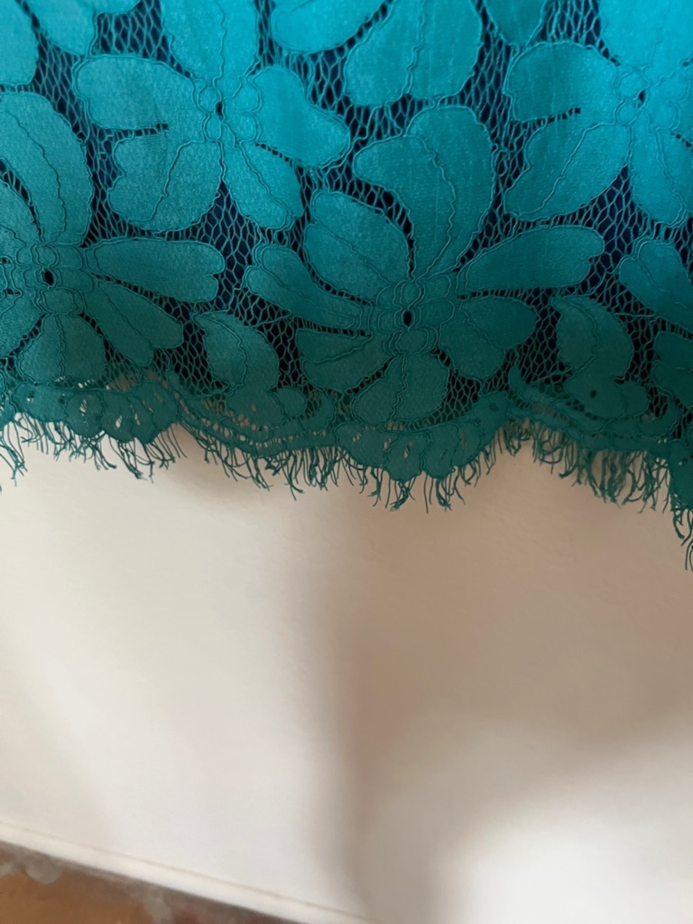 Plenty by Tracy Reese Teal Lace Midi Dress - Picture 5 of 6
